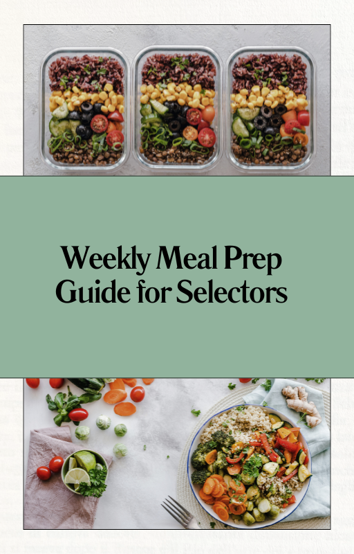 Weekly Meal Prep Guide for Selectors